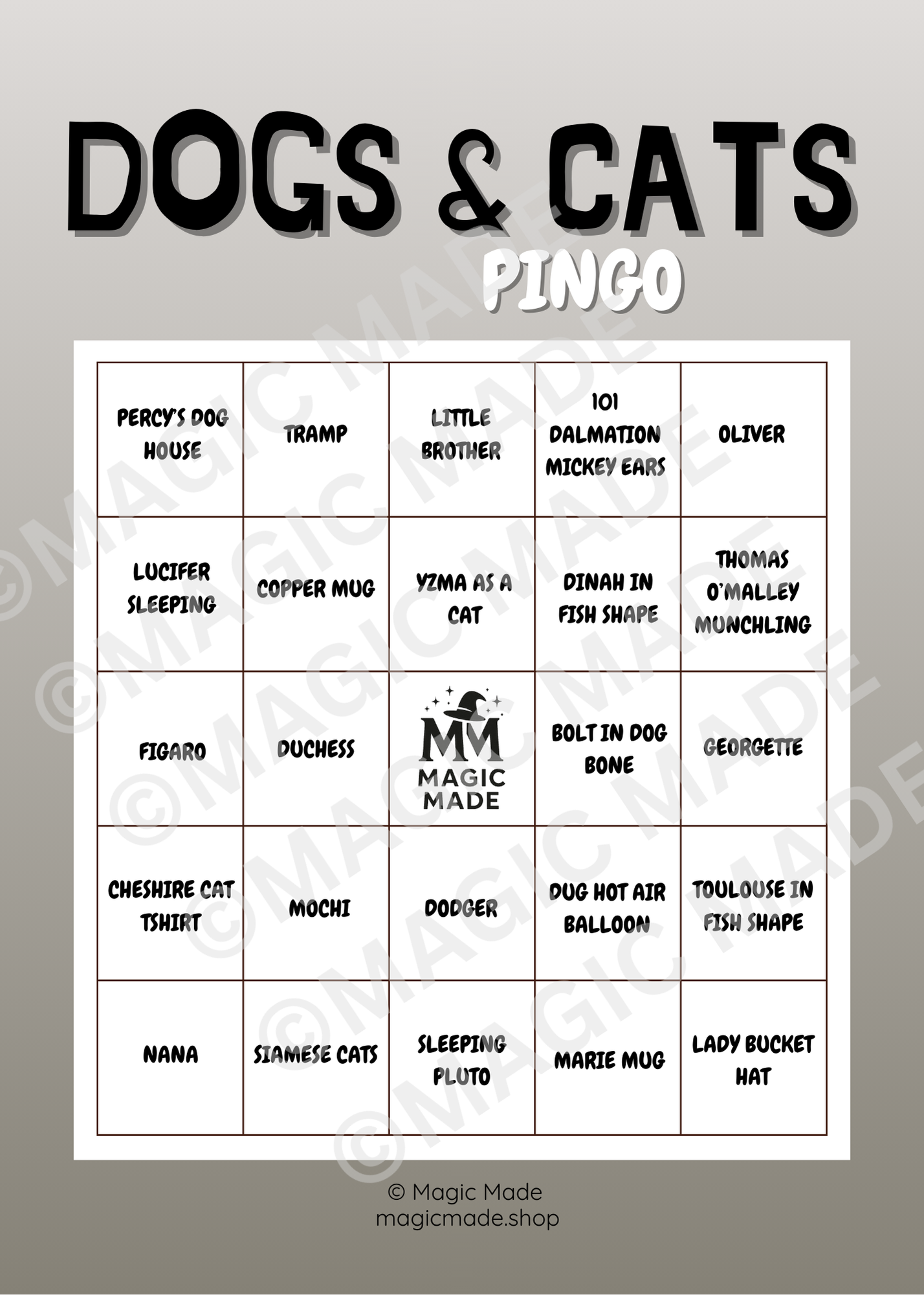 DOGS AND CATS Pingo - Vol 1
