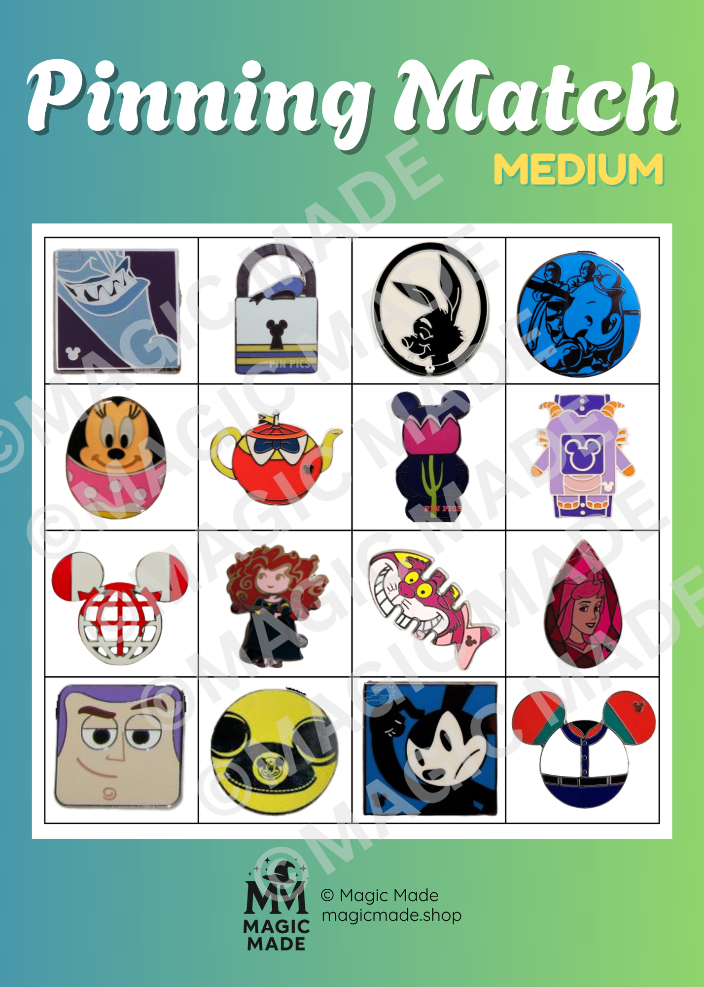 General Pinning Match - MEDIUM - Vol 1