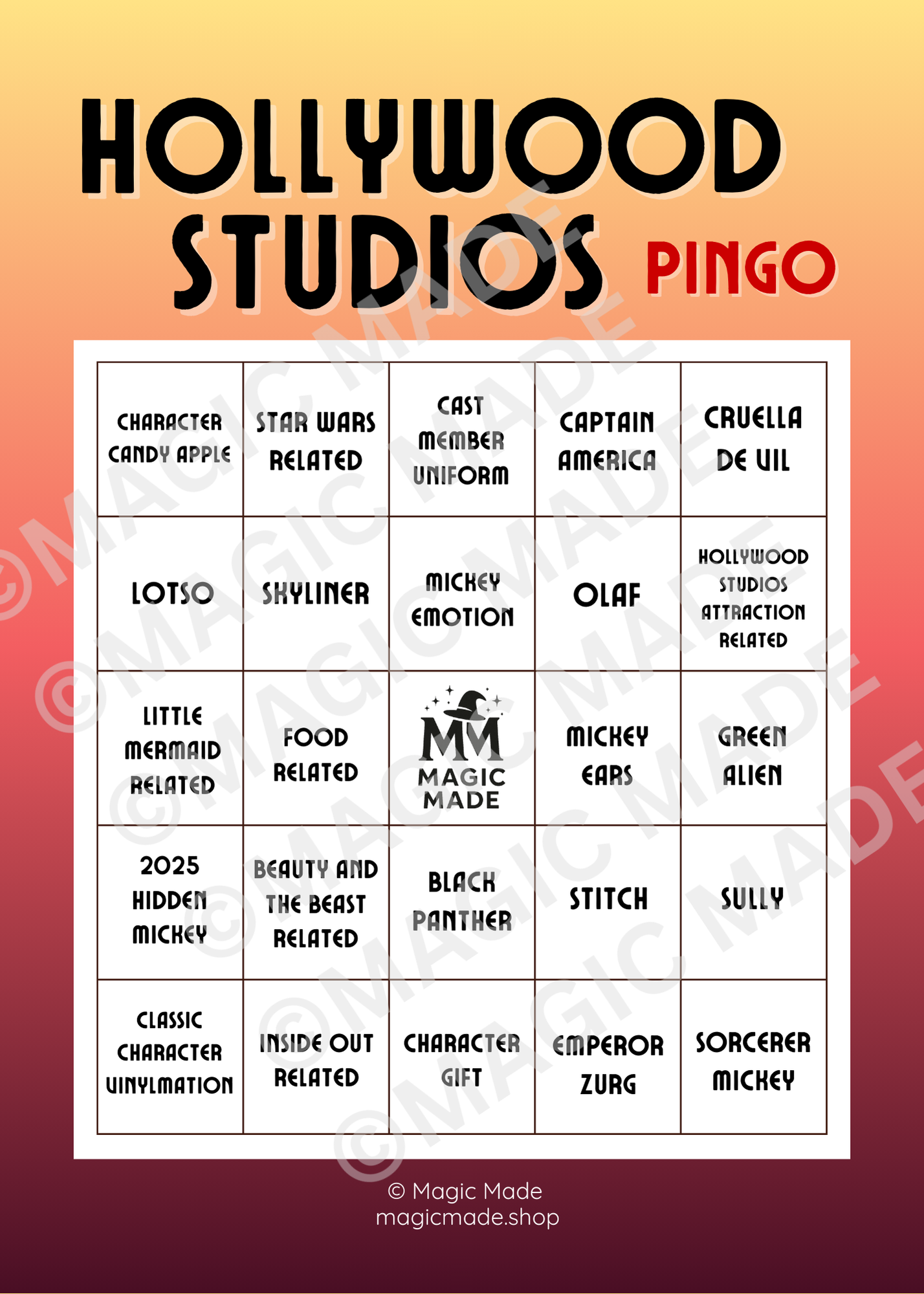 HOLLYWOOD STUDIOS Pingo - Vol 2