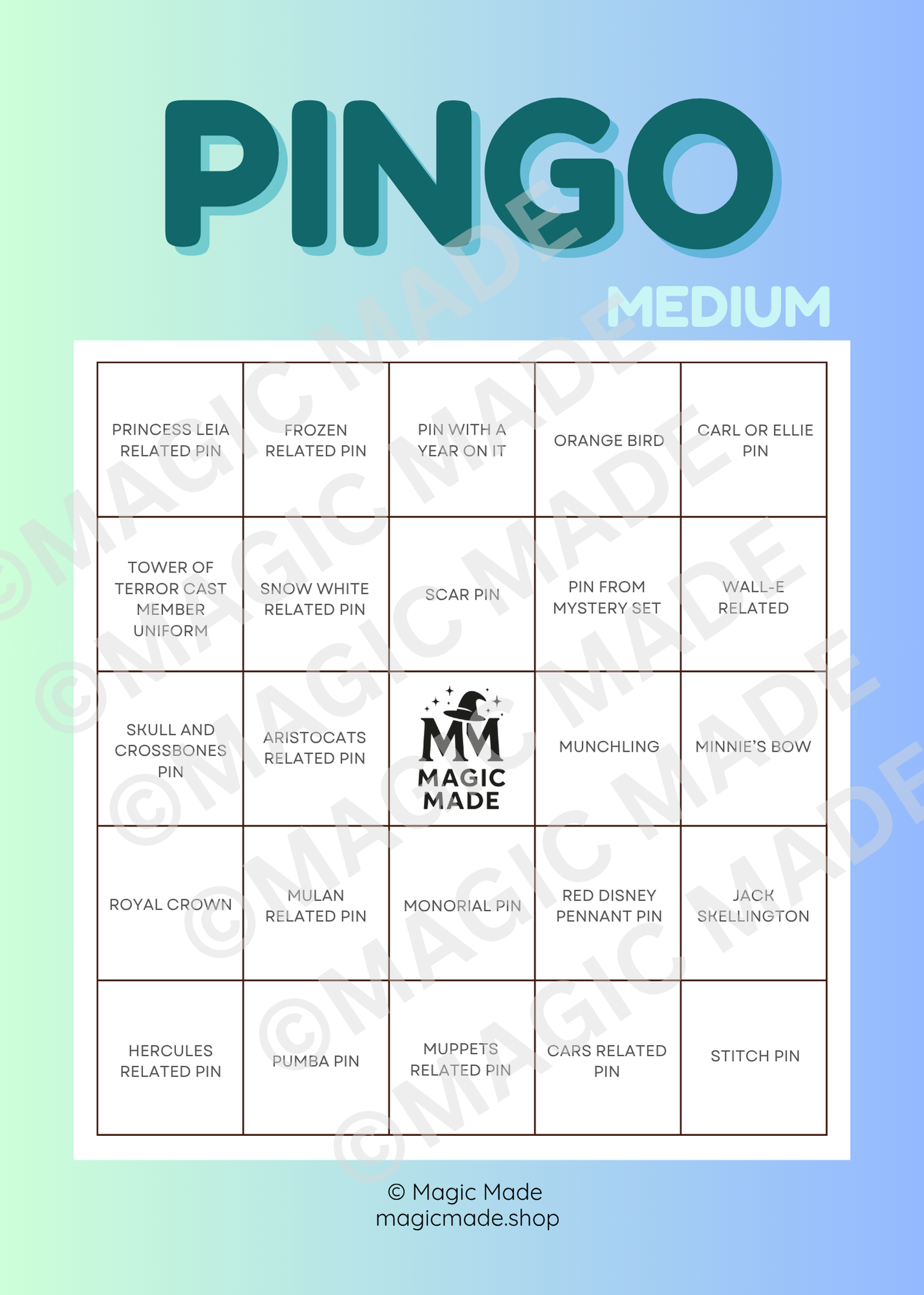 General Pingo - MEDIUM- Vol 1