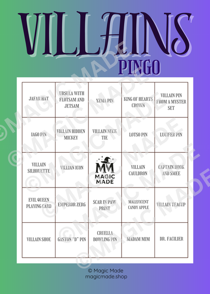 VILLAINS Pingo - Vol 1