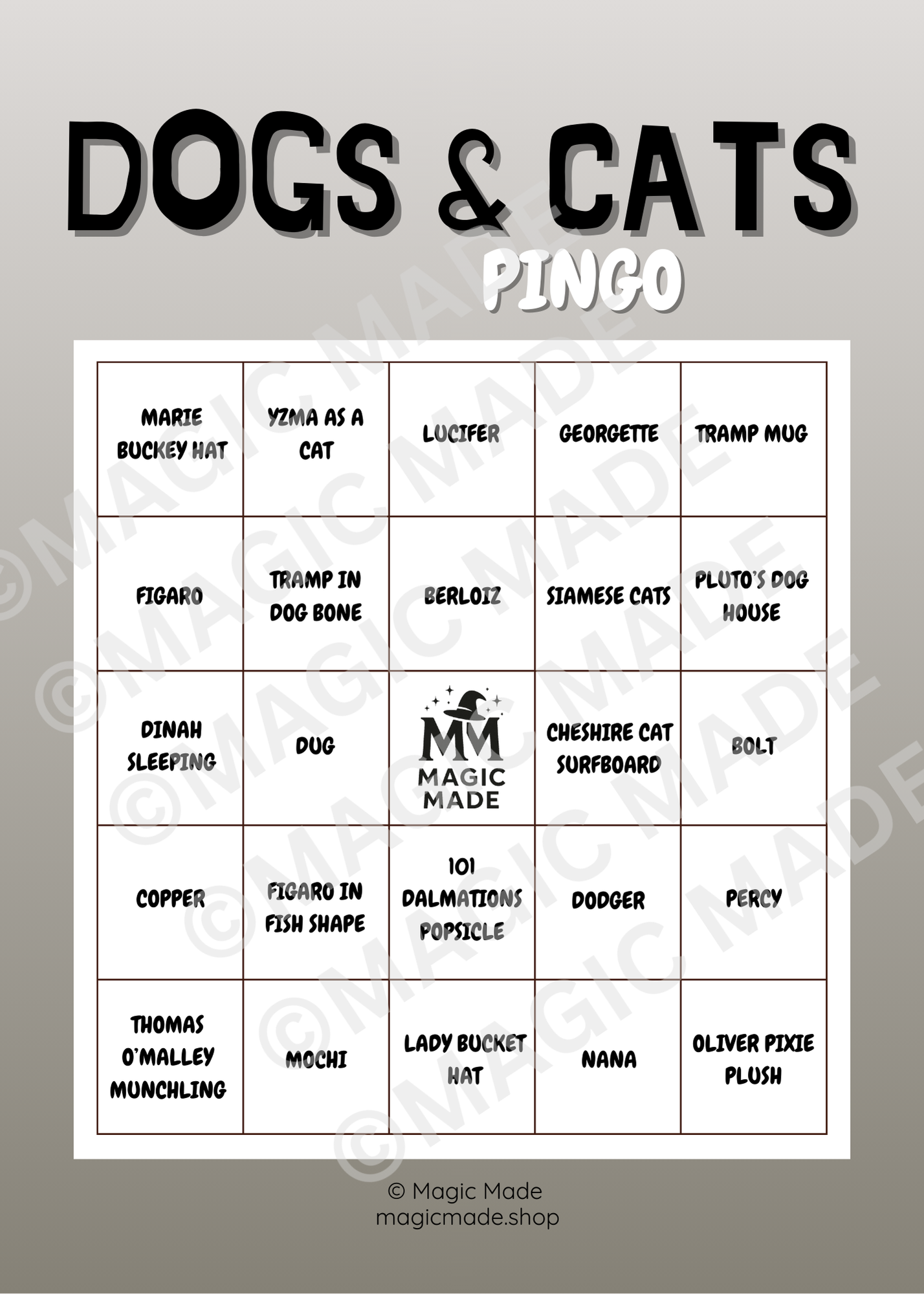 DOGS AND CATS Pingo - Vol 1