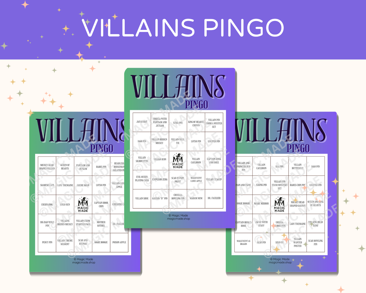 VILLAINS Pingo - Vol 1