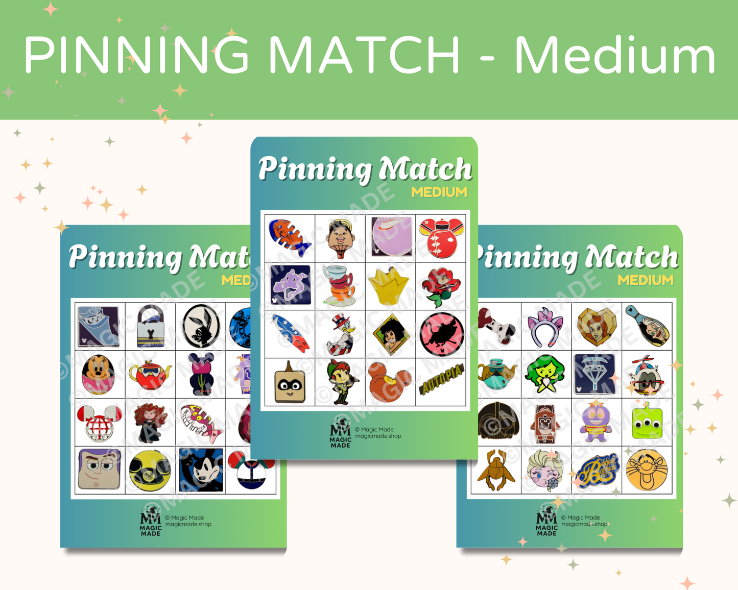 General Pinning Match - MEDIUM - Vol 1