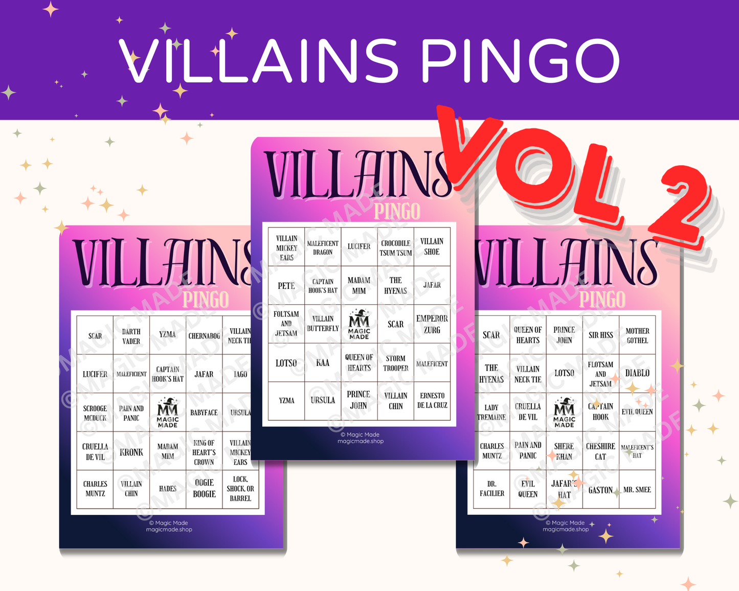 VILLAINS Pingo - Vol 2